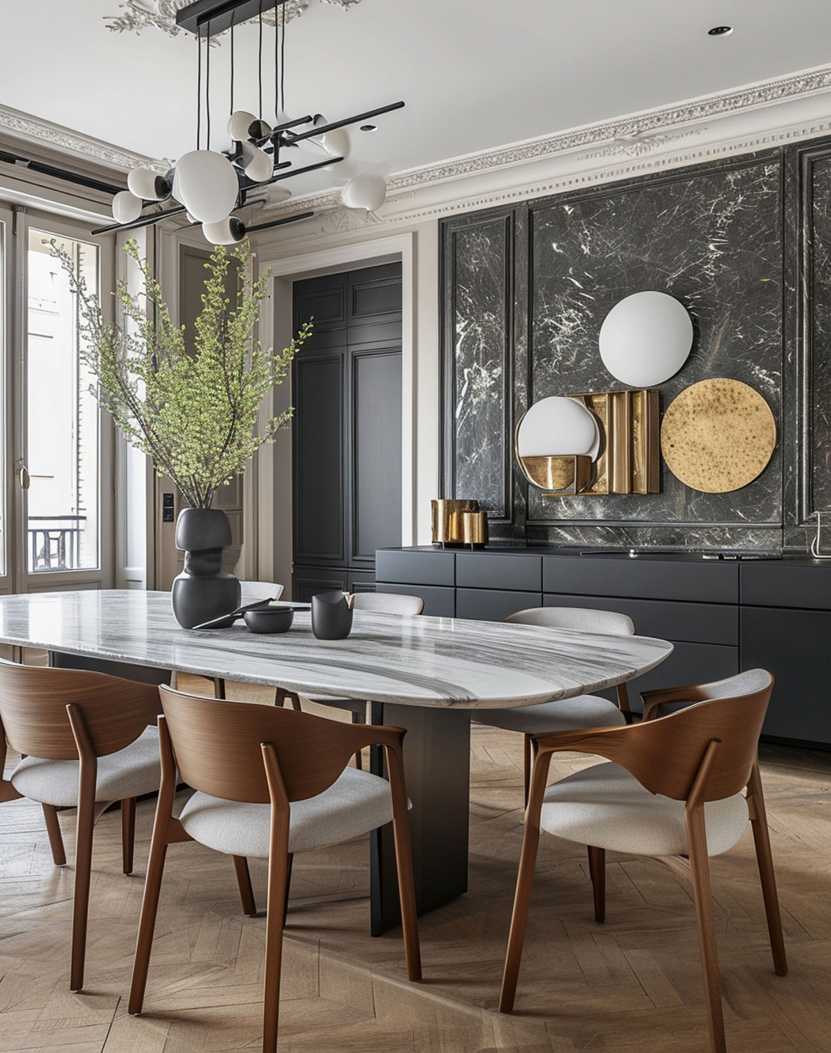 Example of custom cabinetry work